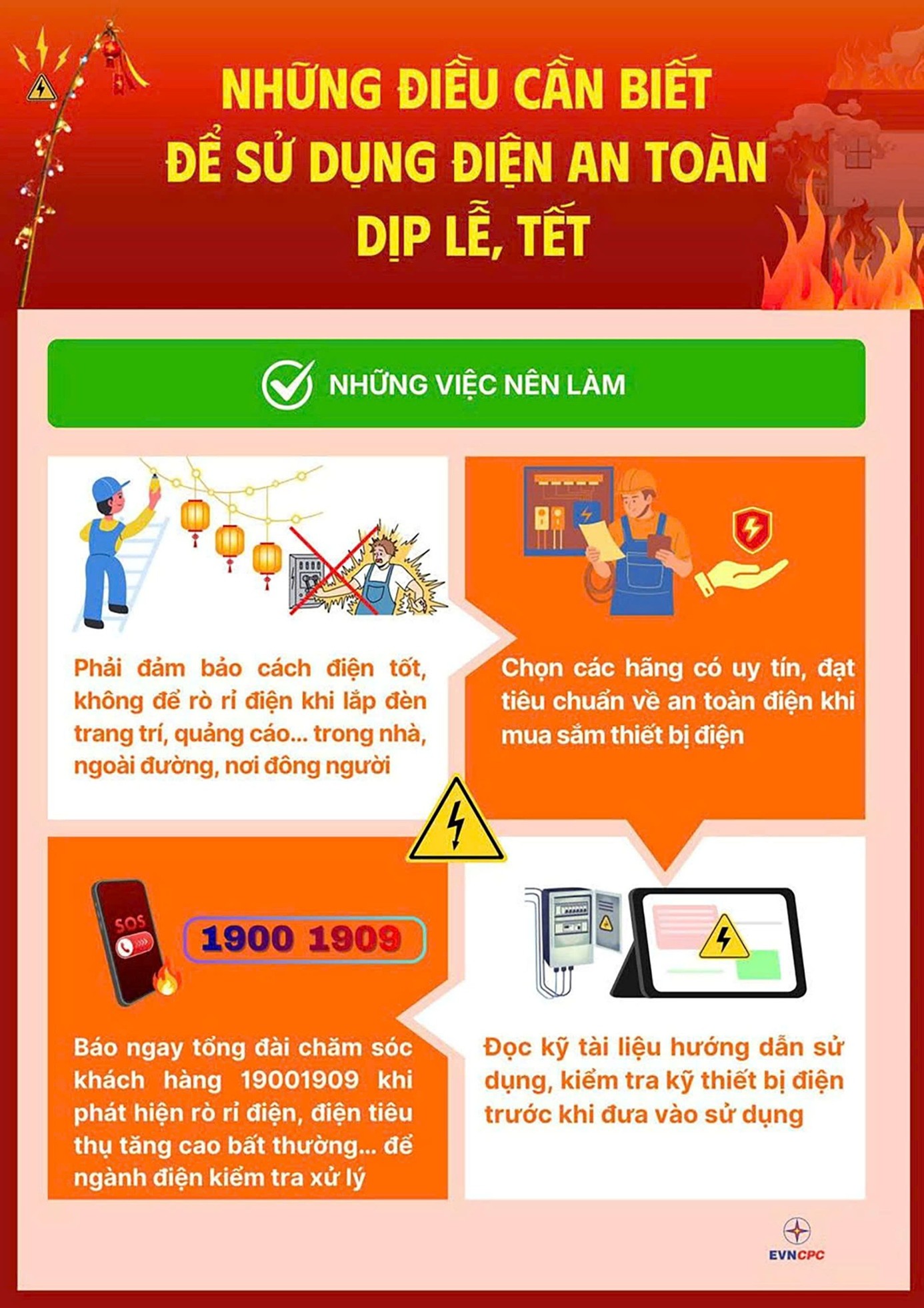 NÂNG CAO Ý THỨC SỬ DỤNG ĐIỆN AN TOÀN TRONG NHÂN DÂN LỰC TRONG DỊP TẾT NGUYÊN ĐÁN BÍNH NGỌ NĂM 2026
